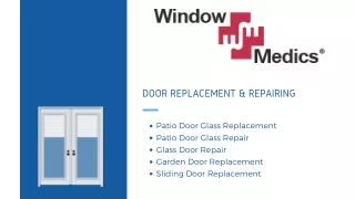 Patio door glass replacement in Ottawa | Ottawa Window Medics