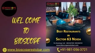 Best Microbrewery in Noida Bioscope bar