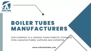 Boiler Tubes Manufacturers