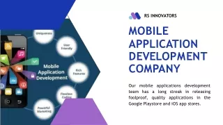 Mobile Application development company