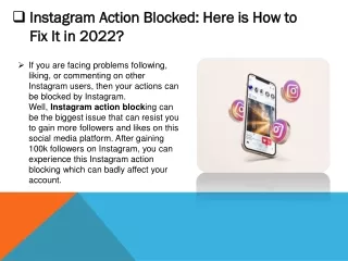 Instagram Action Blocked Here is How to Fix It in