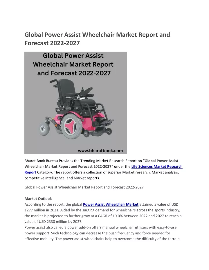 global power assist wheelchair market report