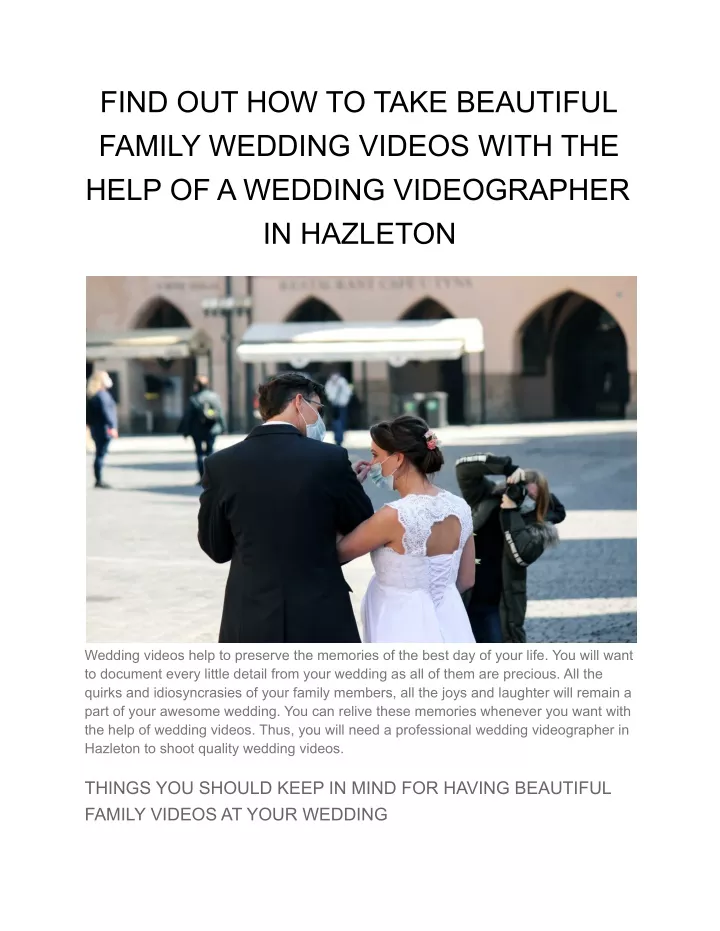 find out how to take beautiful family wedding