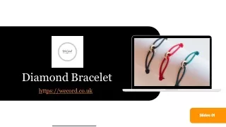 Buy Beautiful Diamond Bracelet Online - Wecord London