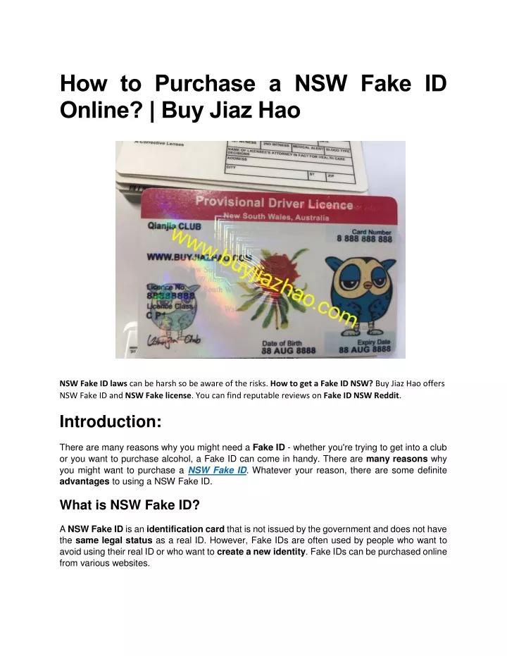 how to purchase a nsw fake id online buy jiaz hao