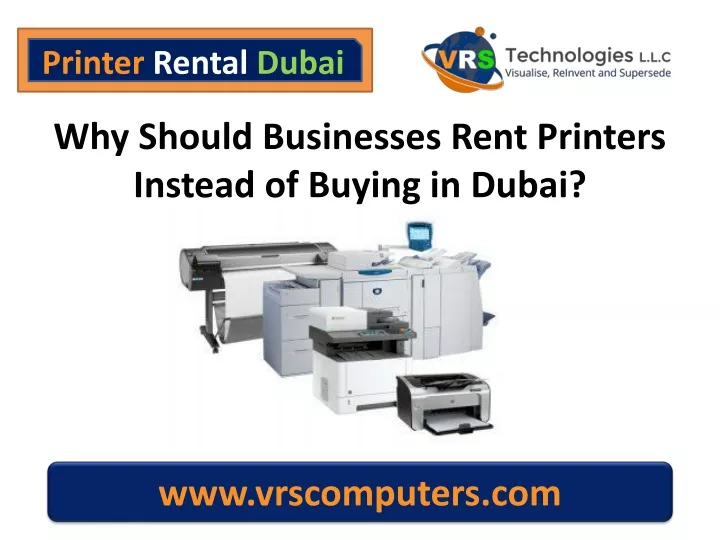 printer rental dubai