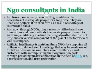 National level ngo registration