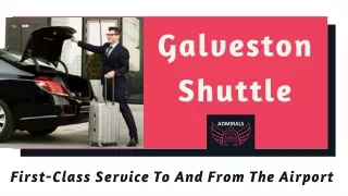 Galveston Shuttle Service | AAdmirals | Ride Now