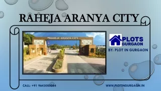 Raheja Aranya City Sector 11&14 |Affordable Plots Sohna
