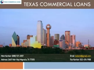 Commercial Lending Services in Texas