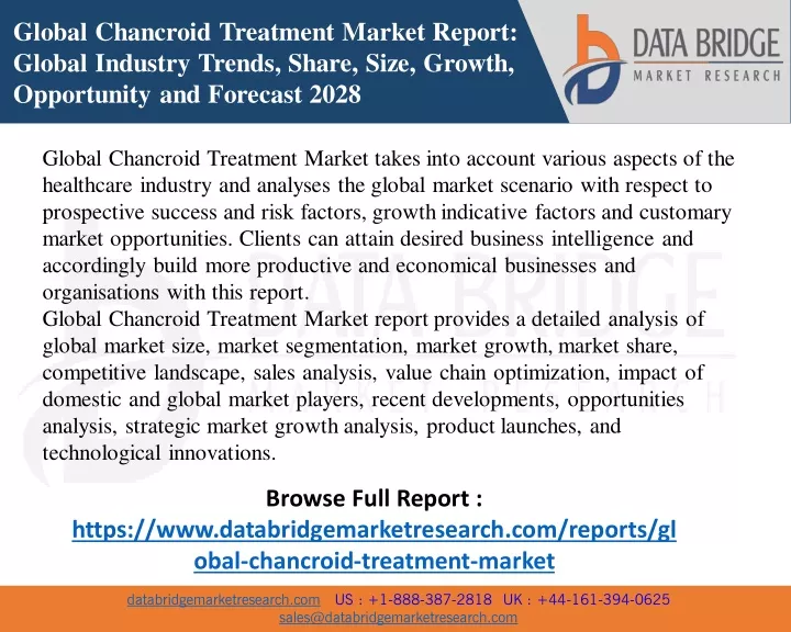 global chancroid treatment market report global