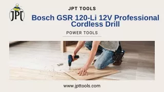 Best Single Battery Bosch Cordless Drill - JPT TOOLS