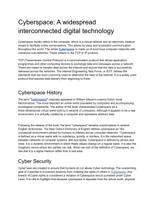 Cyberspace - Driveittech