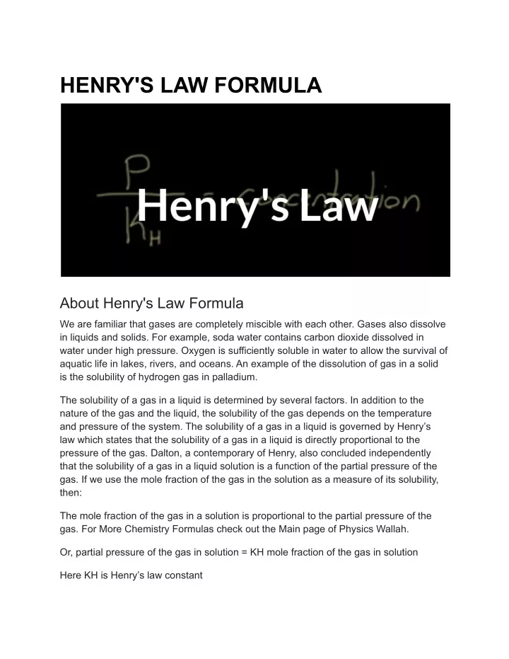 henry s law formula