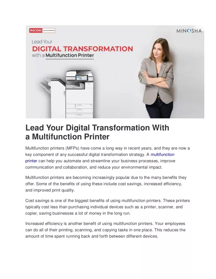 lead your digital transformation with