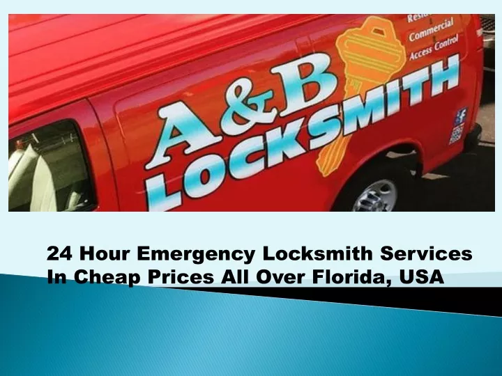 24 hour emergency locksmith services in cheap