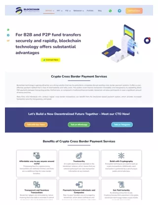 Crypto Cross Border Payment Services