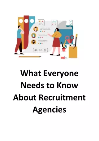 What Everyone Needs to Know About Recruitment Agencies