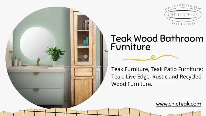 teak wood bathroom furniture