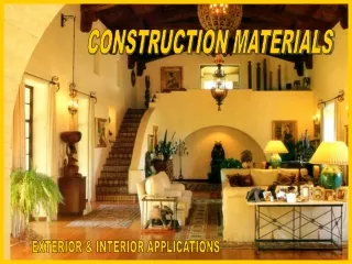 construction materials