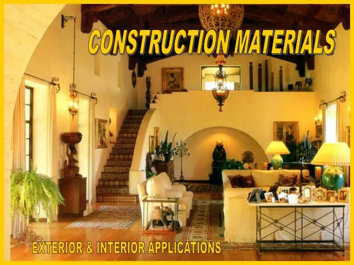 construction materials