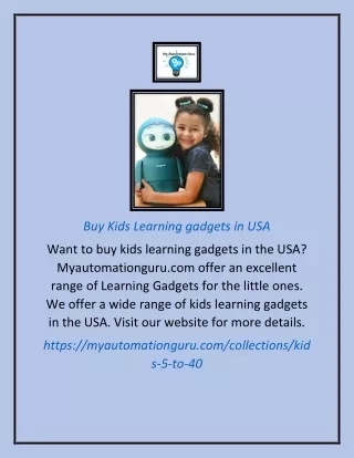 Buy Kids Learning gadgets in USA
