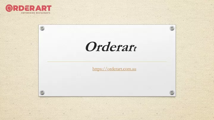 orderar t