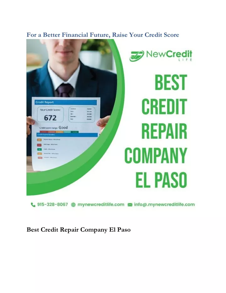 for a better financial future raise your credit