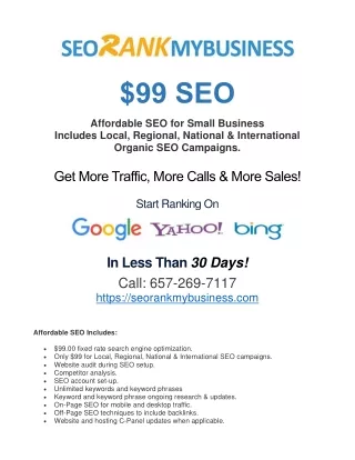 Choosing an Affordable SEO Services For Small Business