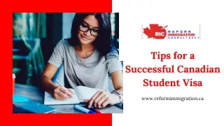Tips for a Successful Canadian Student Visa | Reform Immigration Consultancy