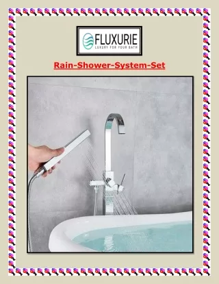 Rain Shower System Set - Fluurie