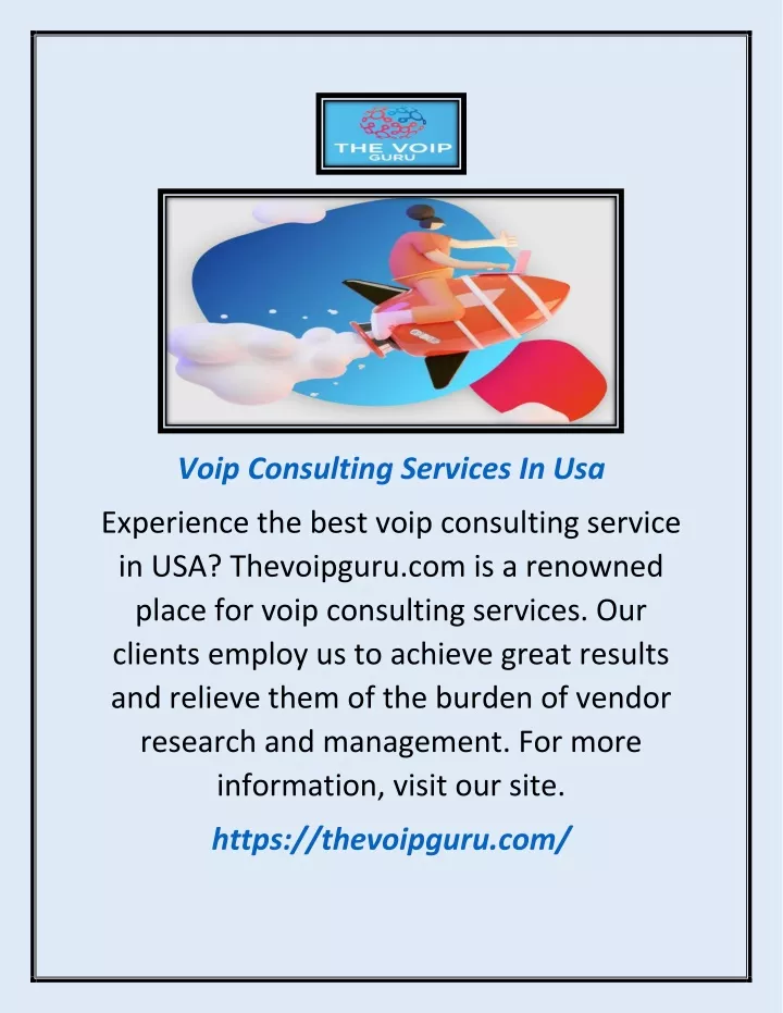 voip consulting services in usa