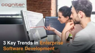 3 key trends in enterprise software development