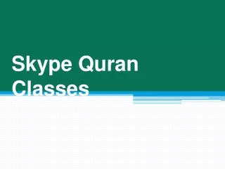 Learn Quran online with hand-picked Quran tutors in Skype Quran Classes