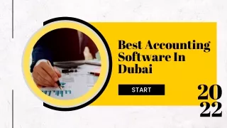 Best Accounting Software In Dubai