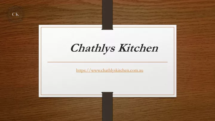 chathlys kitchen