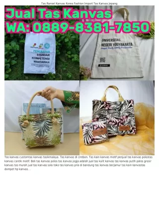 O88ᑫ.8౩81.ᜪ85O (WA) Tas Selempang Kanvas Jadul Tas Bahan Kanvas Premium