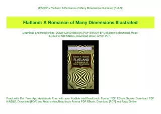 (EBOOK Flatland A Romance of Many Dimensions Illustrated [R.A.R]
