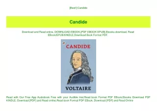 [Best!] Candide (DOWNLOAD E.B.O.O.K.^)