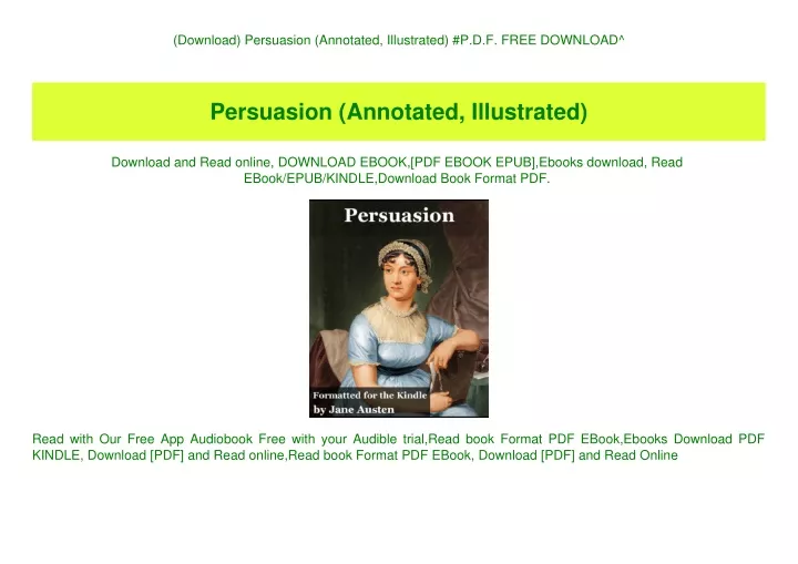 download persuasion annotated illustrated