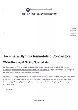 Residential Roofing in Tacoma