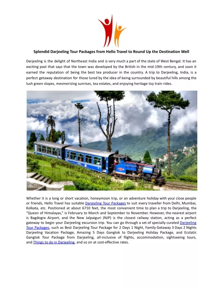 splendid darjeeling tour packages from hello