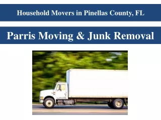 Household Movers in Pinellas County, FL