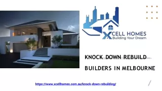 Knock Down Rebuild Specialists in Melbourne