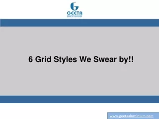 6 grid styles we swear by