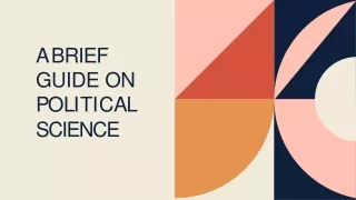 a brief guide on p o l i t i c a l science