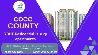 coco county noida extension 3 BHK residential apartment