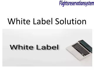 white label solution