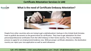 certificate attestation services in uae