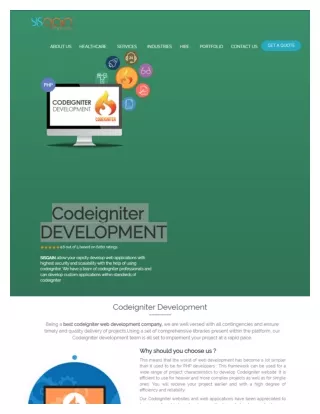 codeigniter development Company in USA